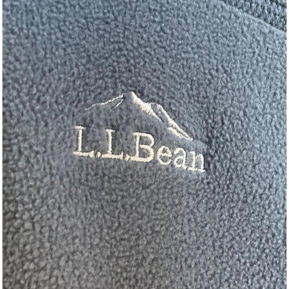 LL bean slightly fitted mens size Large Regular fleece zip up jacket - Picture 2 of 7